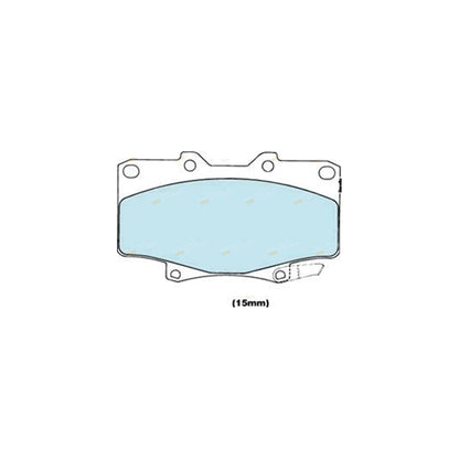 Brake Pad Set 4WD Front for Hilux 4Runner RN130 YN130 (1989–1996)