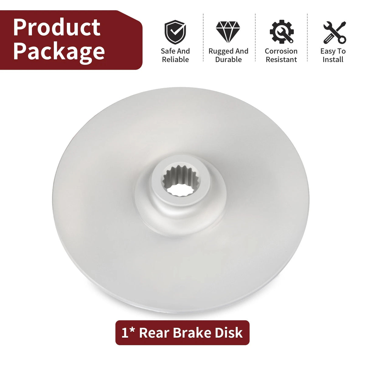 Rear Brake Disk Rotor for Polaris Trail Boss 250R/ES (1985–1988)