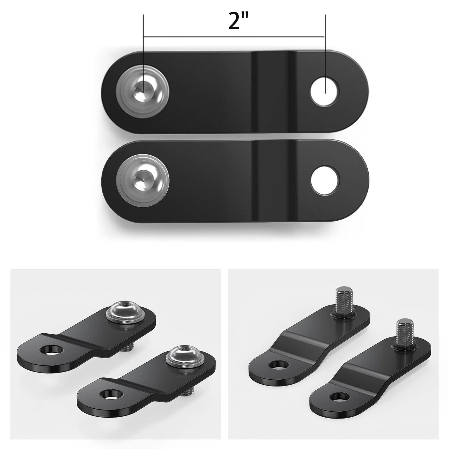 1.1"-3" Gas Tank Riser Bracket Lift Kit for Harley Dyna, Sportster 883 (2004-2023)