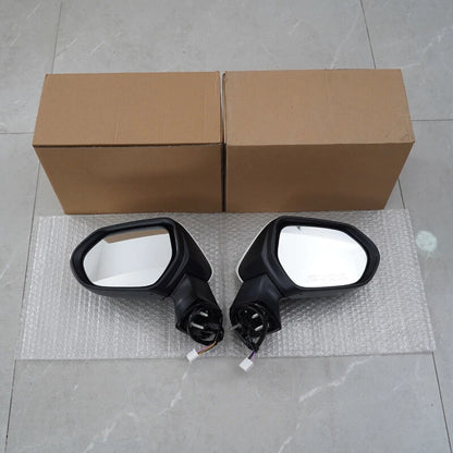 White Power Heated Side View Wing Mirror Assembly for Toyota Corolla (2019-2024)