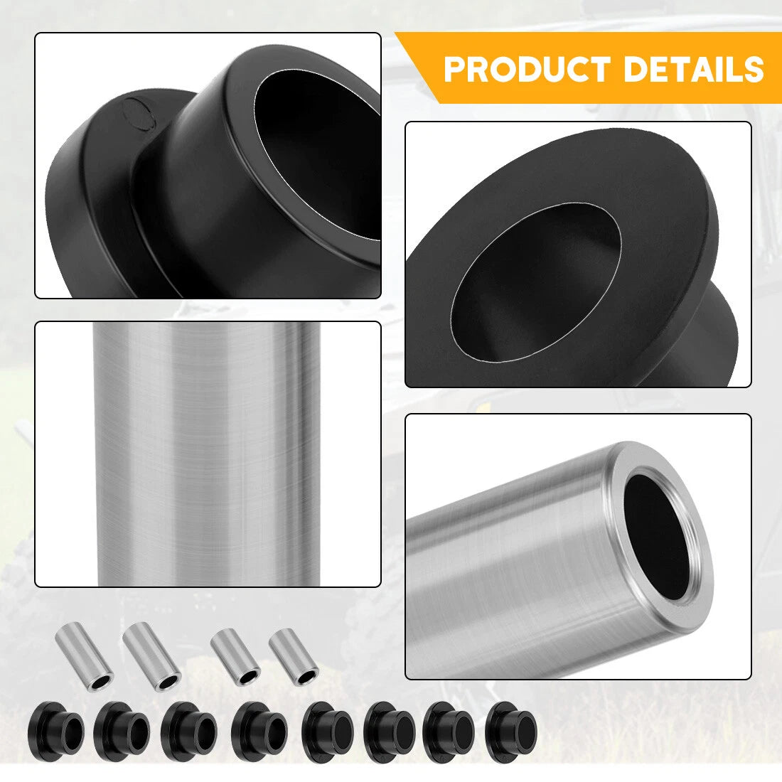 Front Shock Bushing Sleeve for Polaris Ranger 1000 900 800 700 570 500 Crew