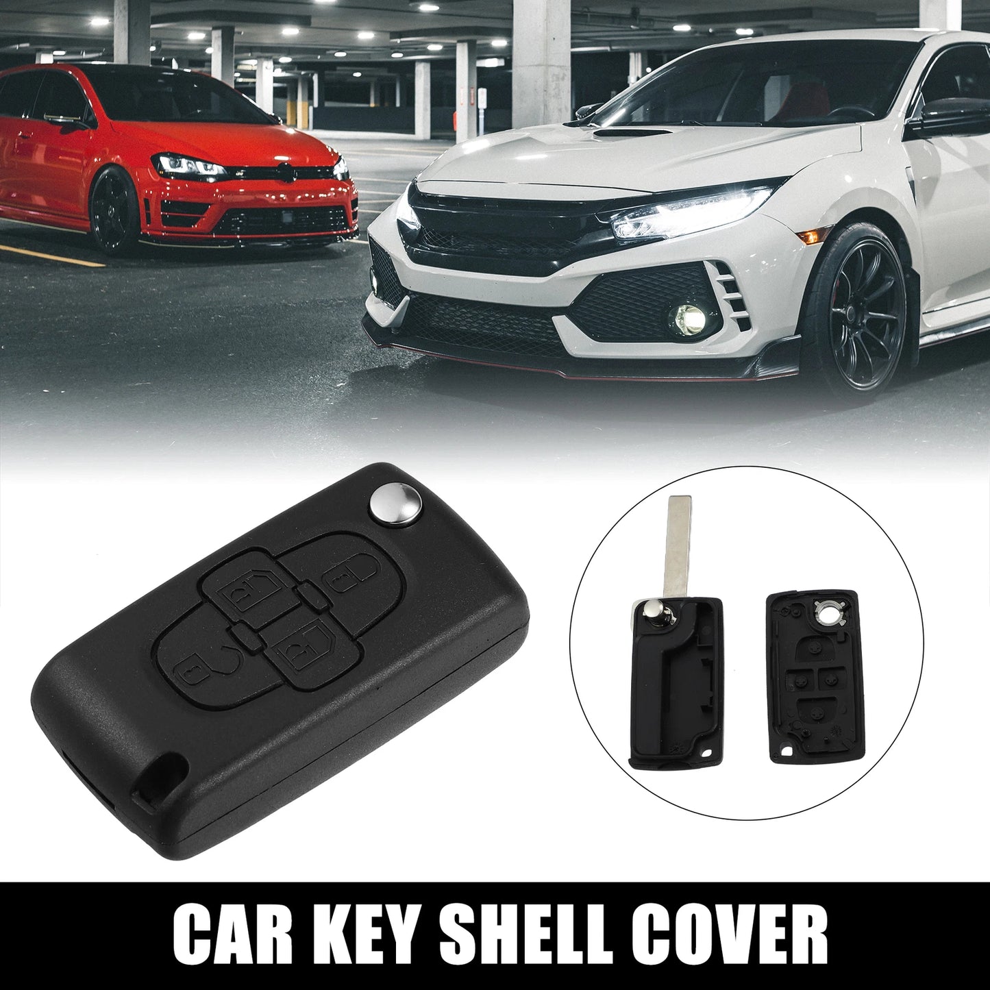 Keyless Entry Remote Key Shell for Citroen Peugeot