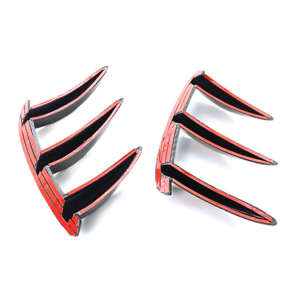 Carbon Fiber Rear Bumper Splitter Canard Air Vent for Benz W176 A200 A250 (2013-2018)