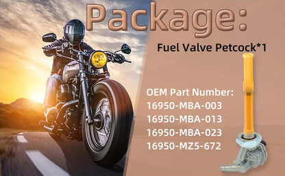 Fuel Petcock Assembly for Honda VT750 Shadow Ace Deluxe Magna 750 (1999-2003)