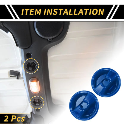 Roof Top Mounting Knob Screw Cover for Jeep Wrangler JK (2007-2017) Blue