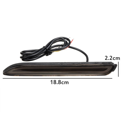 Smoked LED Rear Bumper Reflector Brake Stop Light for Toyota Camry