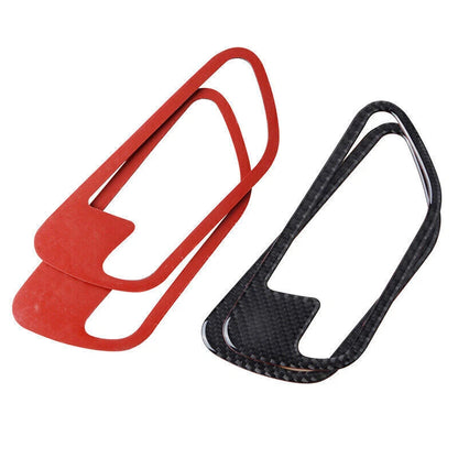 4 x Carbon Fiber Door Handle Panels Decals for BMW F30 F34 (2012-2019)