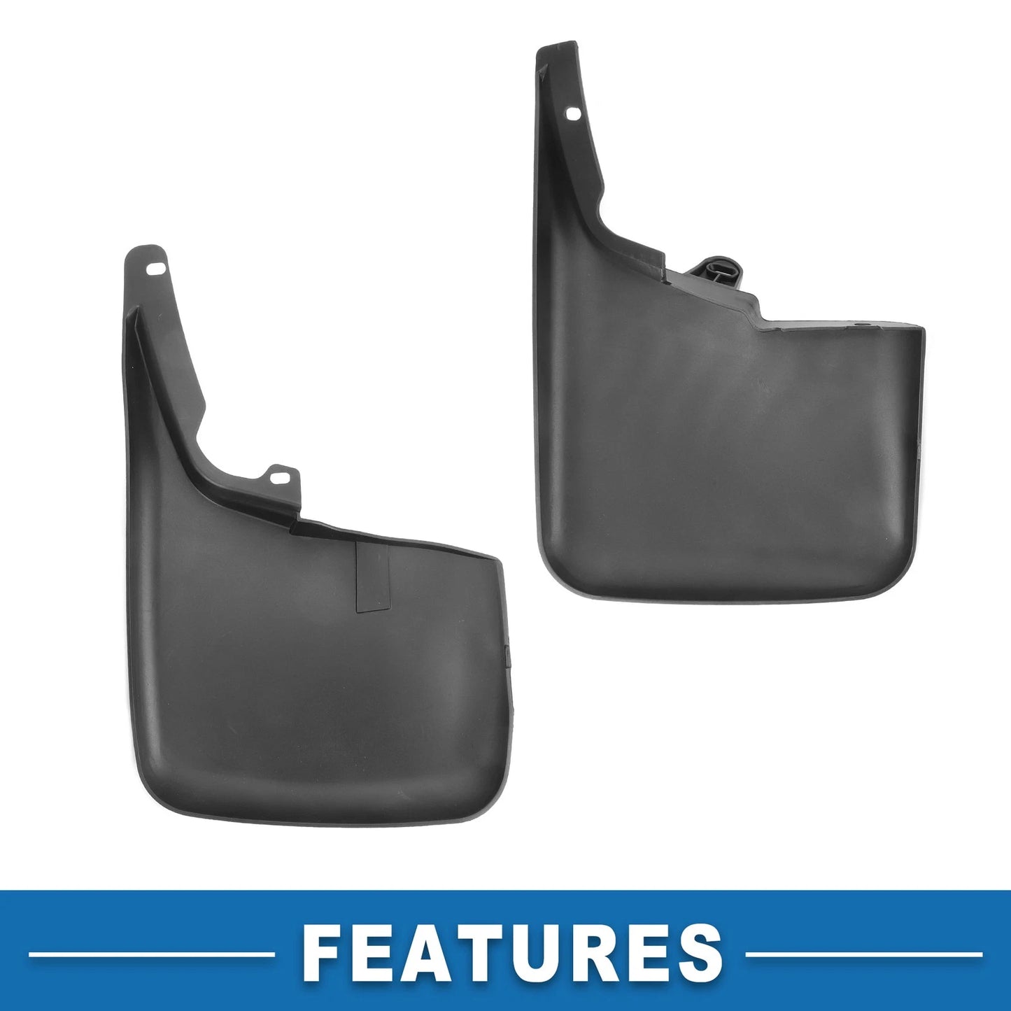 Front & Rear Mud Flap Splash Guards for Ford F-250 (2011-2016)