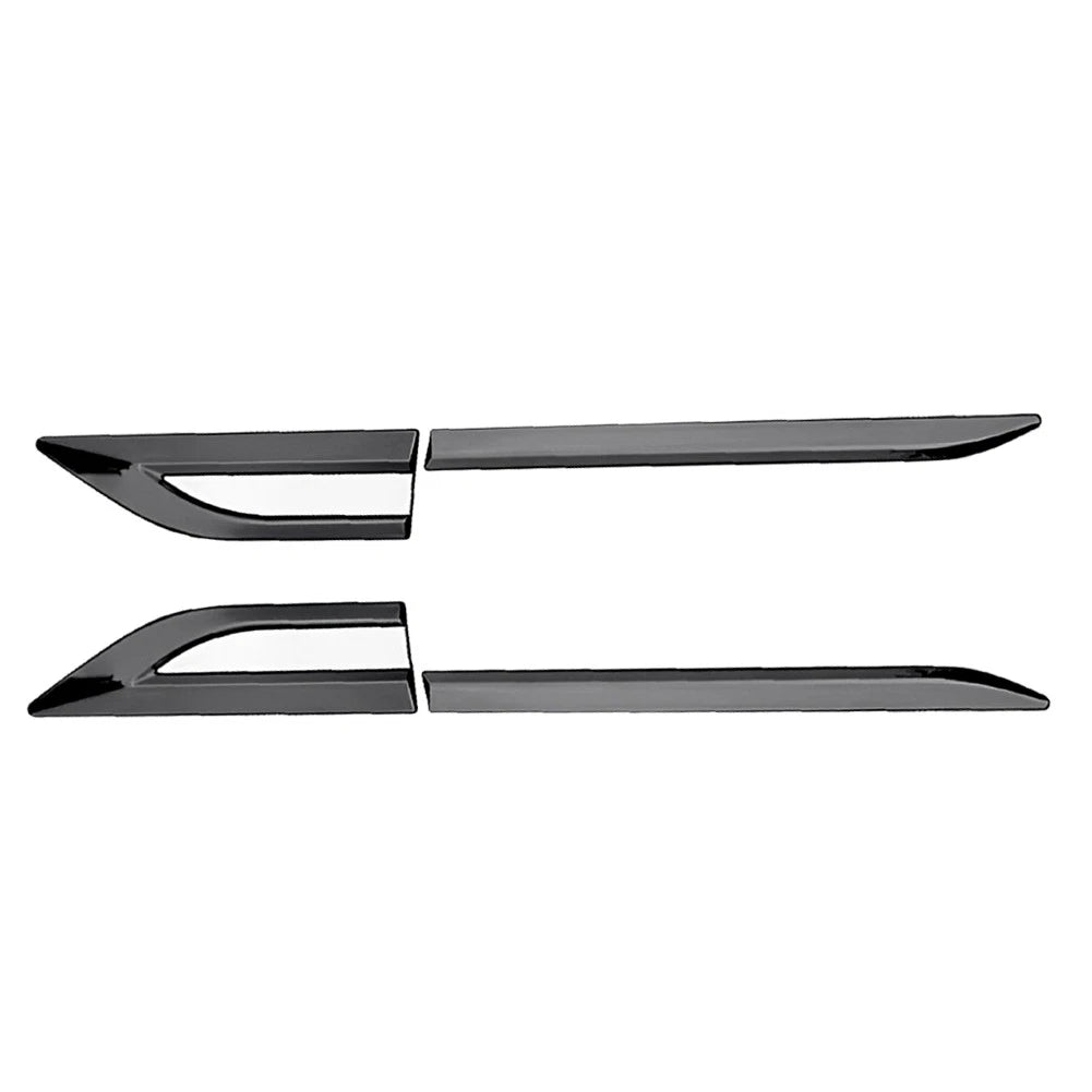 Stainless Steel Front Door Side Fender Emblem Cover Trim for Universal Car