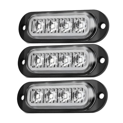 10Pc 4LED Clearance Side Marker Lights for Car Indicator