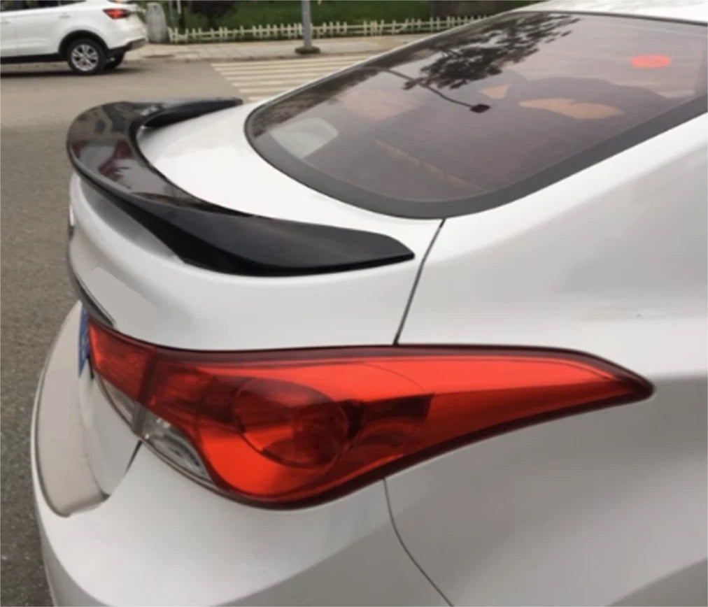 Glossy Black Rear Spoiler Wing for 2011-2016 Hyundai Elantra Sedan