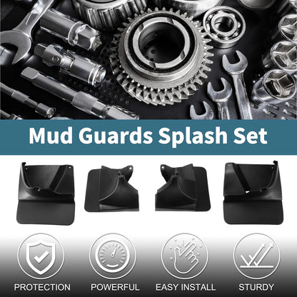 Mud Flaps Splash Guards Set for Toyota Land Cruiser Prado (2003-2009)