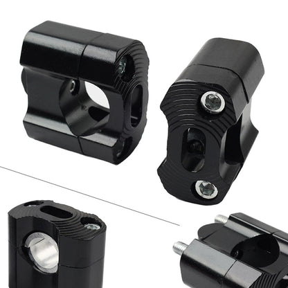 Fat Bar Mount Clamps Risers Adaptor for Dirt Pit Bike (7/8 to 1-1/8)