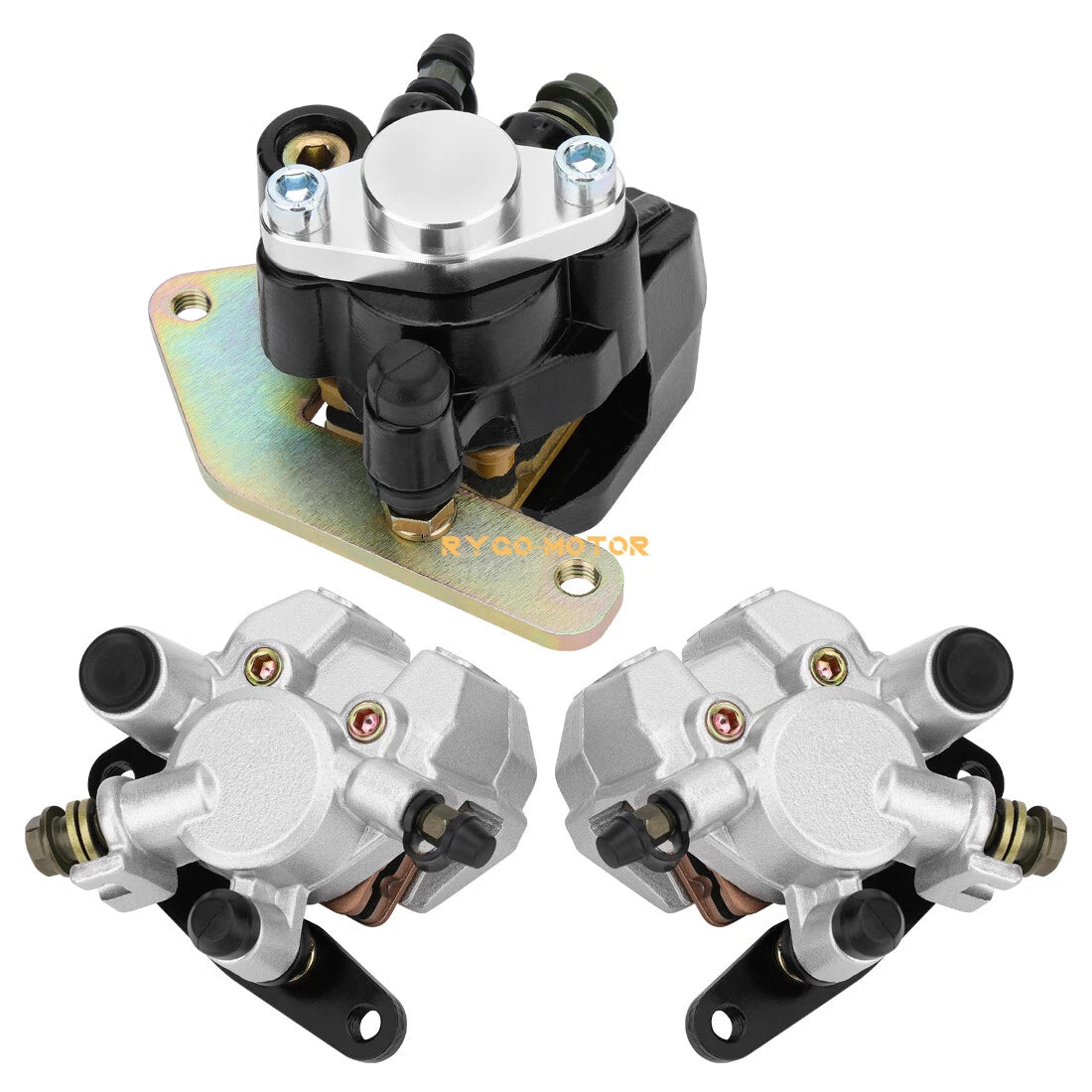 Front & Rear Brake Caliper Set for Yamaha Banshee 350 YFZ350 (1990–2006)