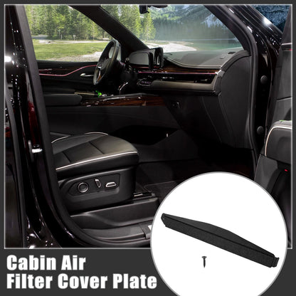 Small Cabin Air Filter Cover Plate for Chevy Silverado