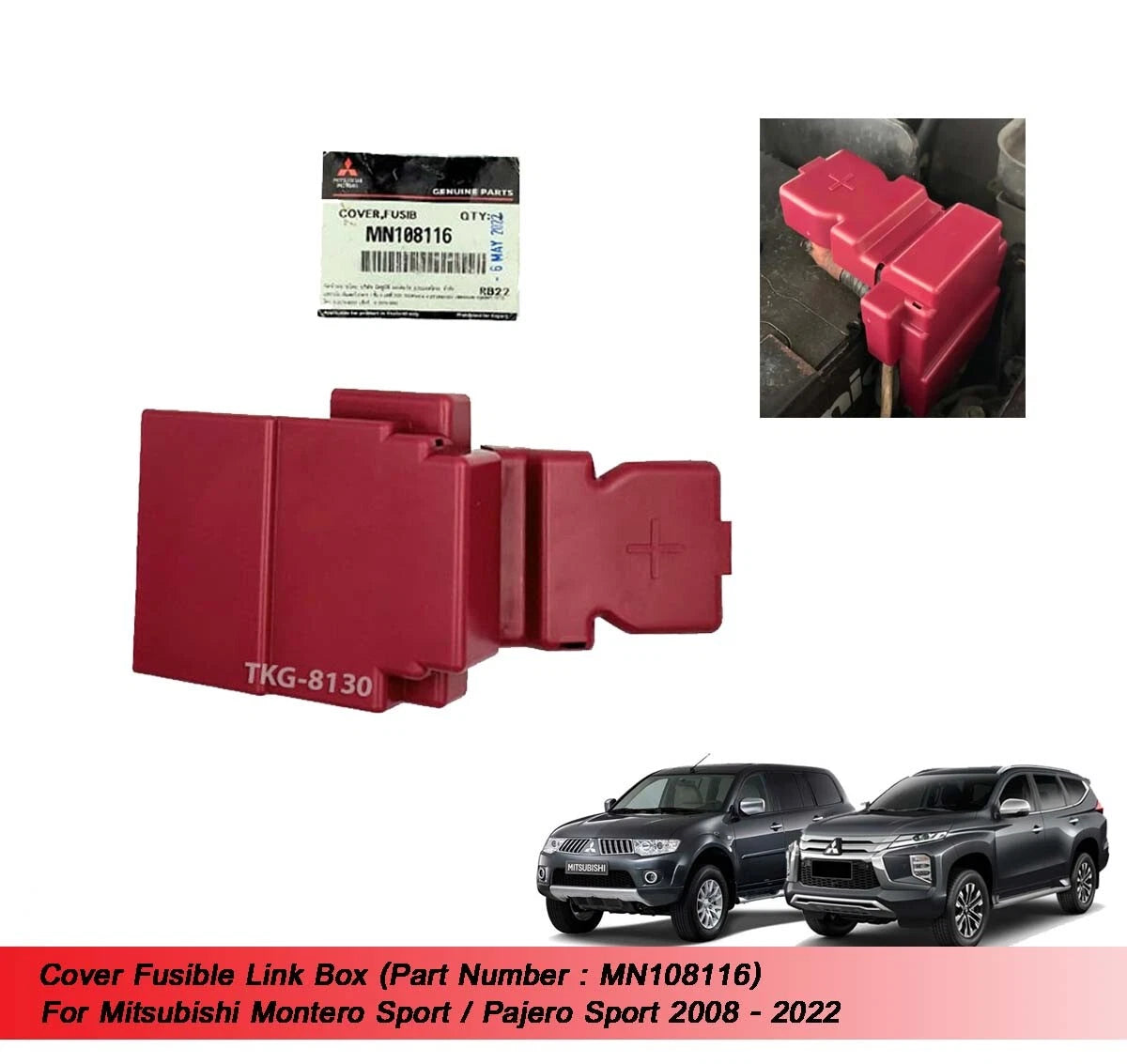 Fusible Link Box for Mitsubishi Montero Pajero Sport (2008-2022)