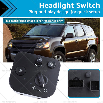 Headlight Switch for 2002-2009 Chevrolet Trailblazer, GMC Envoy, Buick Rainier
