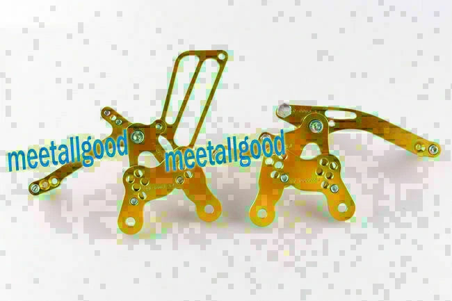 Gold Aluminum Rearsets for Honda CBR900 1993-1999 - 2 x Foot Rest Pegs