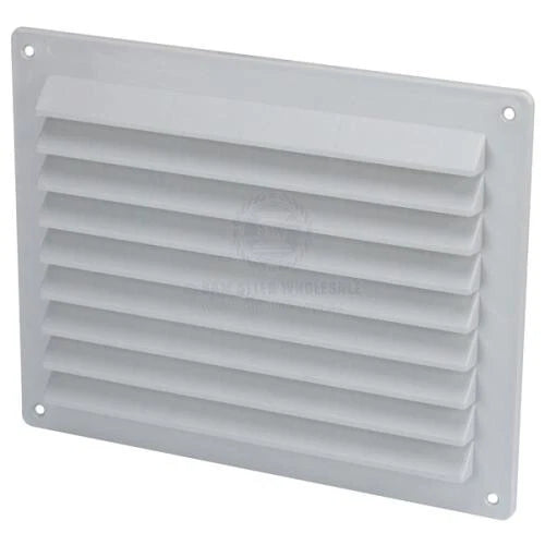 Plastic Rectangular Louvre Vent 200mm x 160mm for Boat/Caravan/Camper