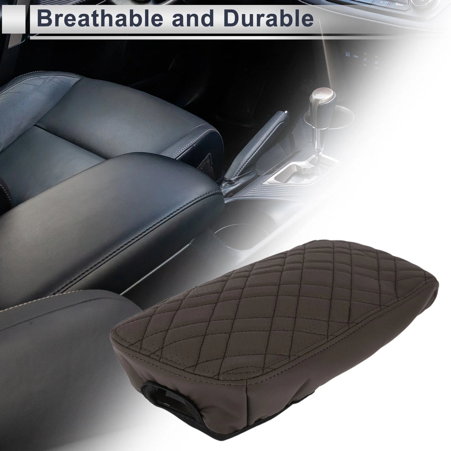 Center Console Cover Deep Brown 1 Pc for BMW X3 (2014 - 2018)