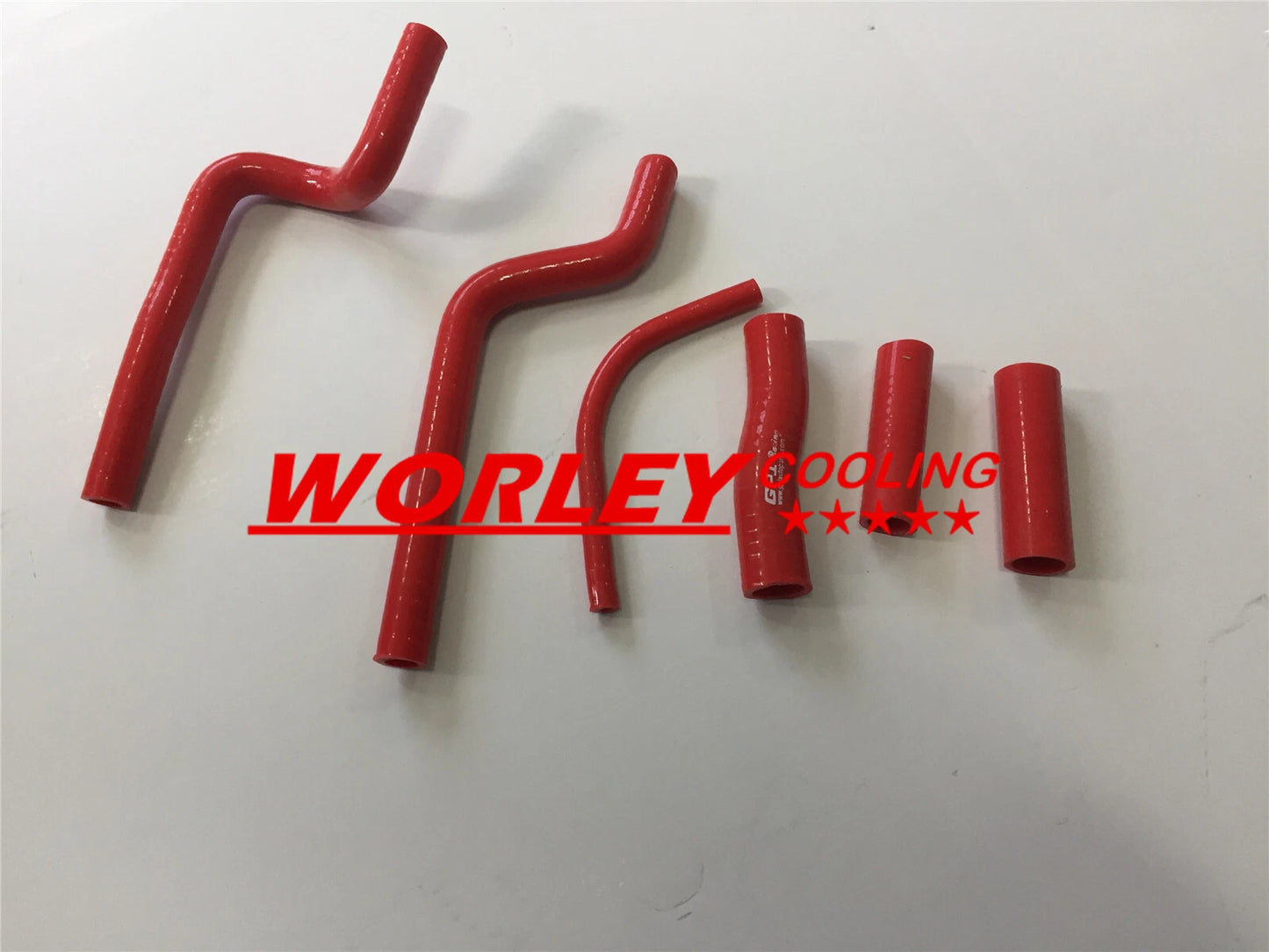 Aluminum Radiator & RED Hose for Honda CR500 CR500R (1989)