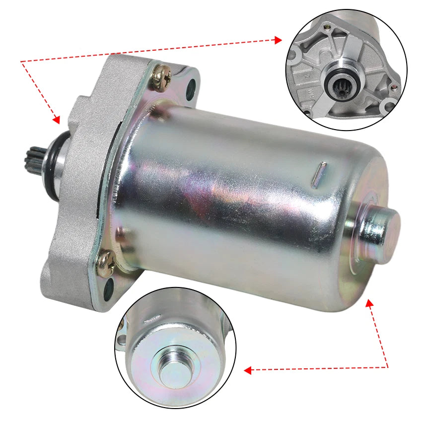 Starter for Honda NCH50 Metropolitan, NSC50 Vision 50, NHX110 Elite (2010-2015)