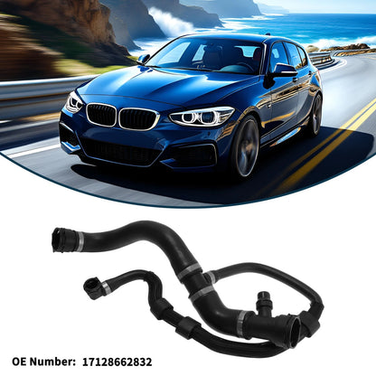 Radiator Hose for BMW 1 Series (2015) - Rubber Coolant Pipe Black 1Pc