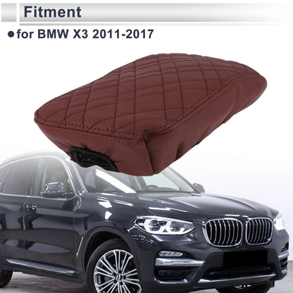 Car Center Console Cover for BMW X3 (2011-2017) - Wine Red 1 x Cover