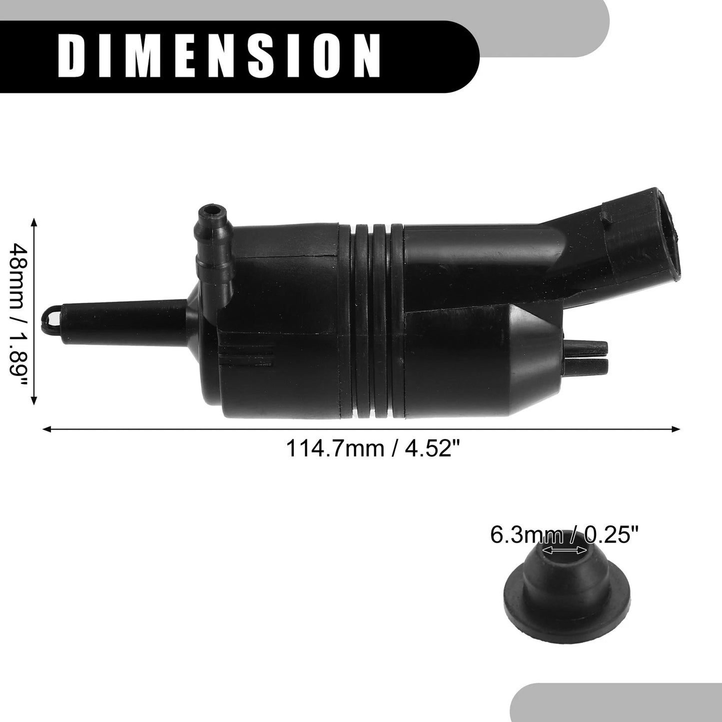 Car Windshield Washer Pump for Chevrolet Silverado 1500 (1999 - 2006)
