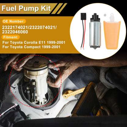Fuel Pump Set for Toyota Corolla (1999-2001) Electric Metal Pumps