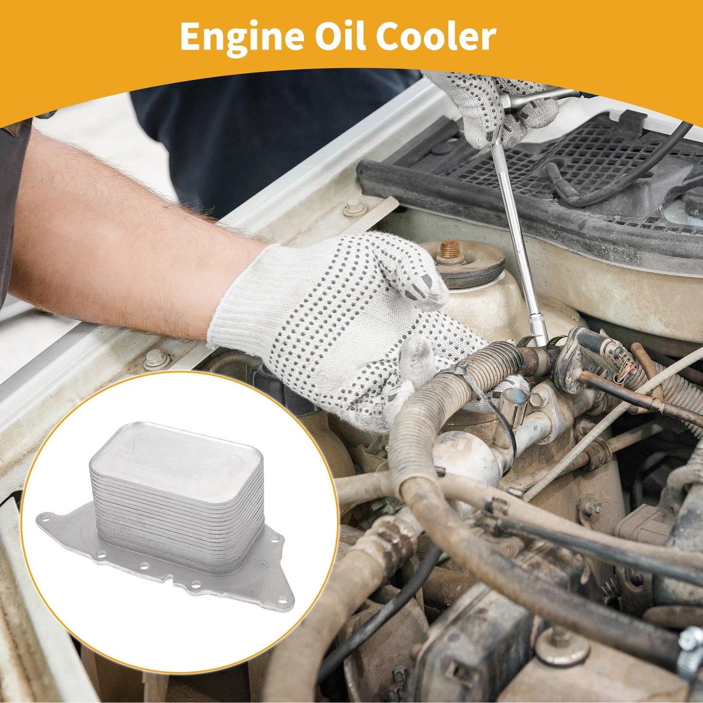 Engine Oil Cooler for BMW X1, Mini Cooper (2011-2023)