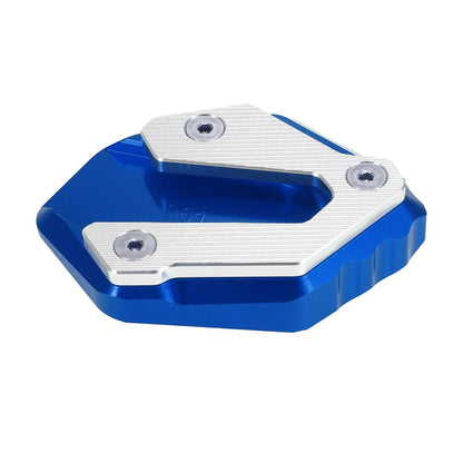Kickstand Plate Parking Stand Pad Blue for Yamaha MT-07 XSR700 FZ-07