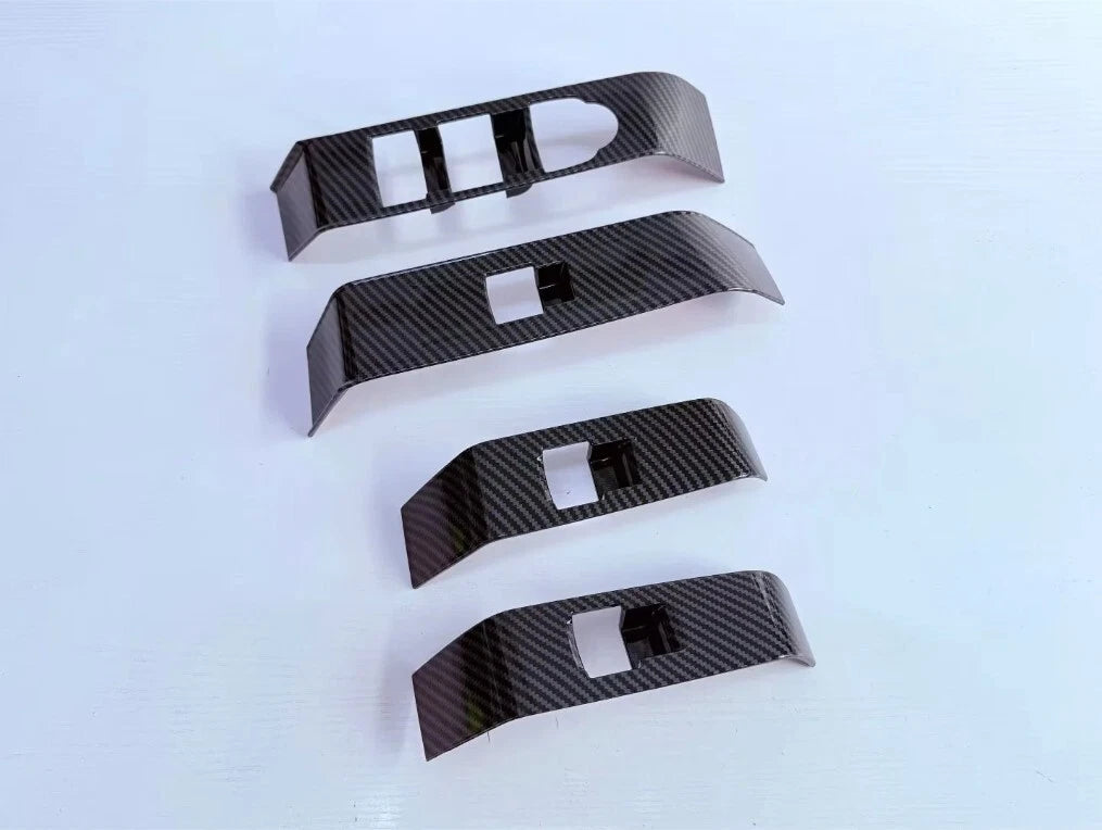 ABS Fiber LHD Window Lift Switch Panel Cover for Chevrolet Colorado (2023-2025)
