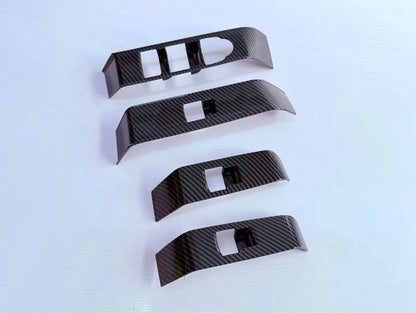 ABS Fiber LHD Window Lift Switch Panel Cover for Chevrolet Colorado (2023-2025)