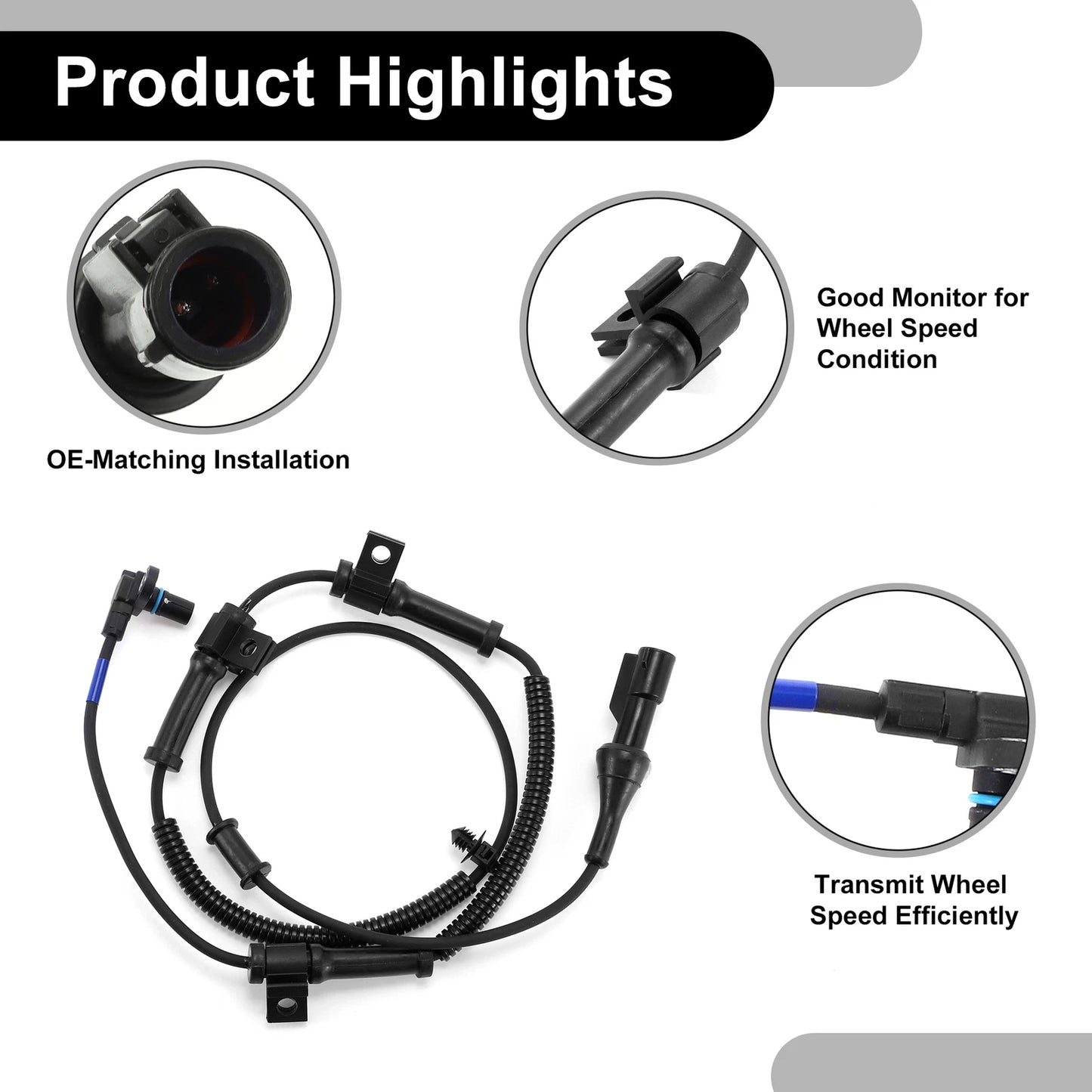 ABS Wheel Speed Sensor for Ford F-450 Super Duty (2005-2010)