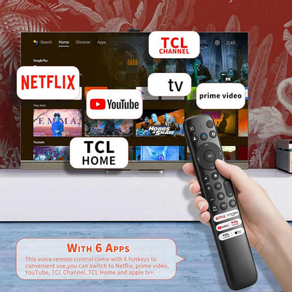 RC813 Voice Control Remote for TCL Google TV (2020-2023)