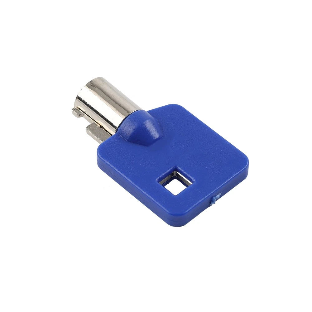 Blue Uncut Blade Blank Key for Harley Touring, Dyna, Softail, V-Rod