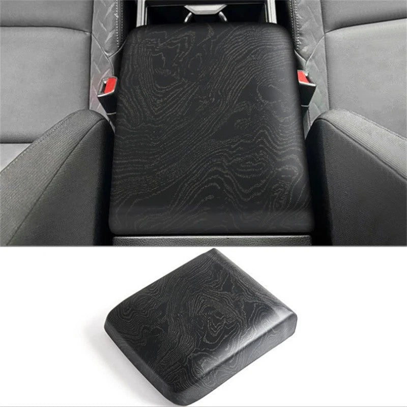 Wood Grain Interior Armrest Box Panel Trim for Toyota Tacoma (2024–2026)