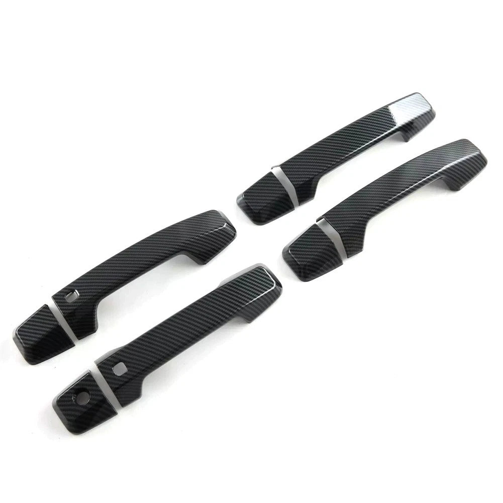 Carbon Fiber ABS Exterior Door Handle Covers for Mitsubishi Triton MV (2024)