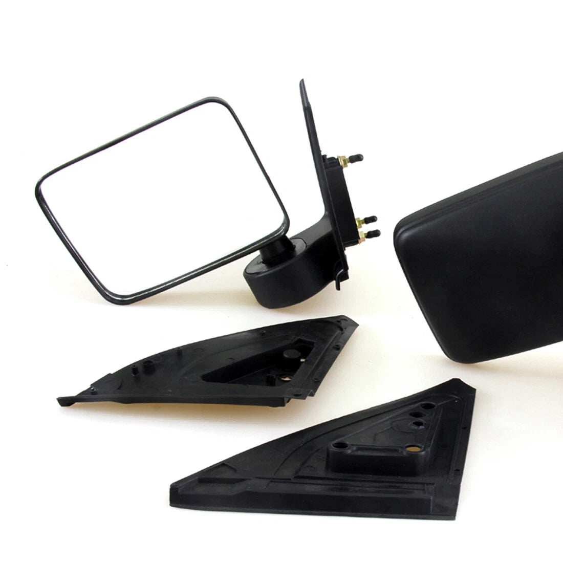 Black Door Mirror x2 for Dodge Ram 50 Mitsubishi L200 Colt Triton 1987-1994