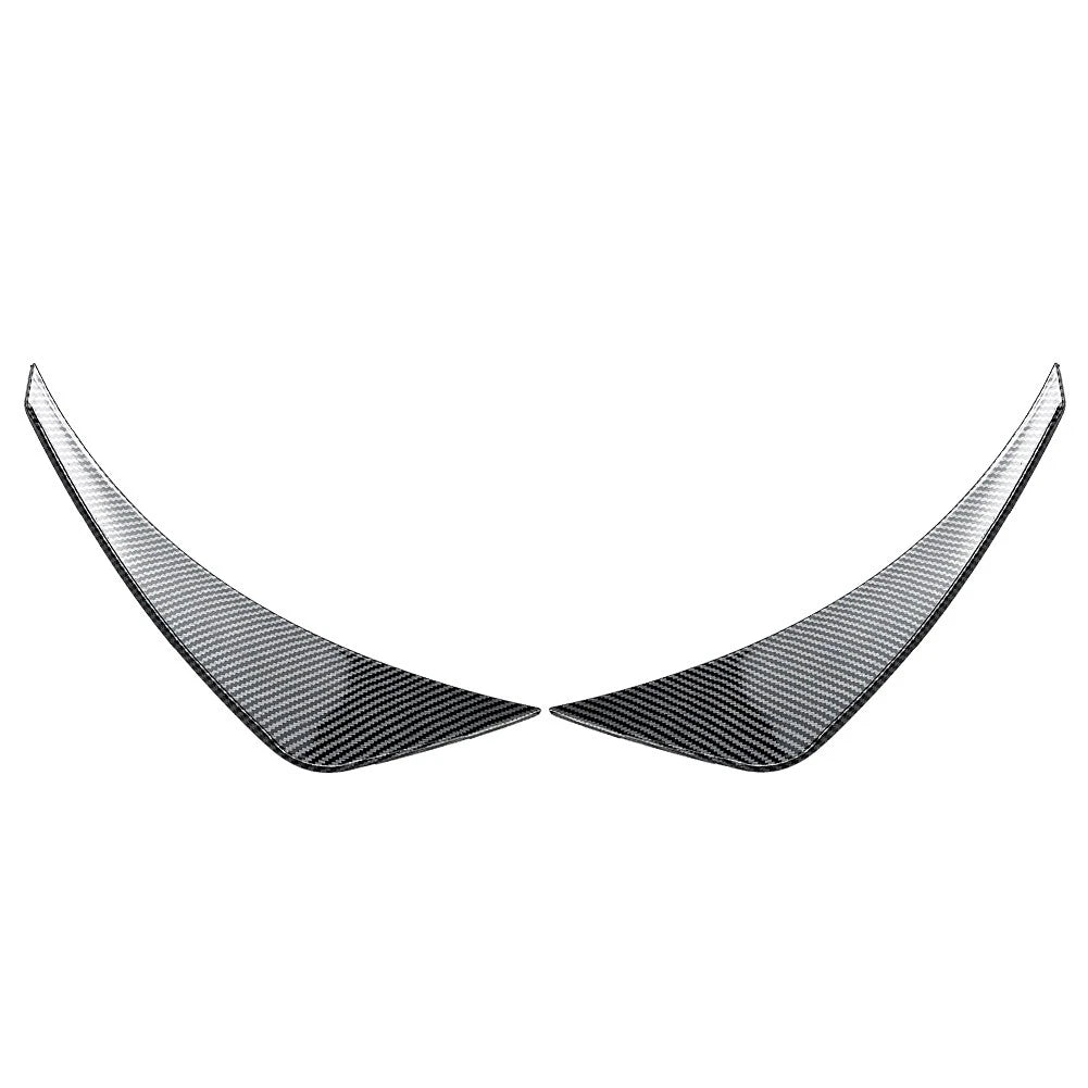 Carbon Black Front Bumper Side Air Vent Spoiler Trim for Mazda MX-5 Miata (16-25)