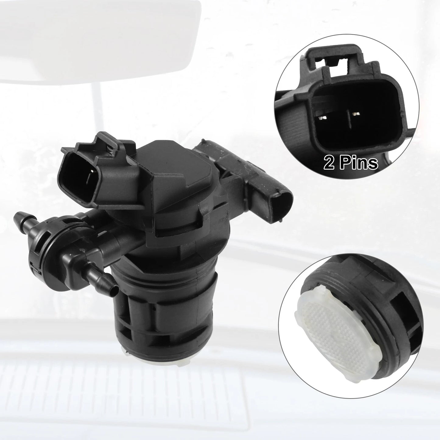 Windshield Washer Pump for Toyota Highlander 2014-2016 (2 x Pumps)