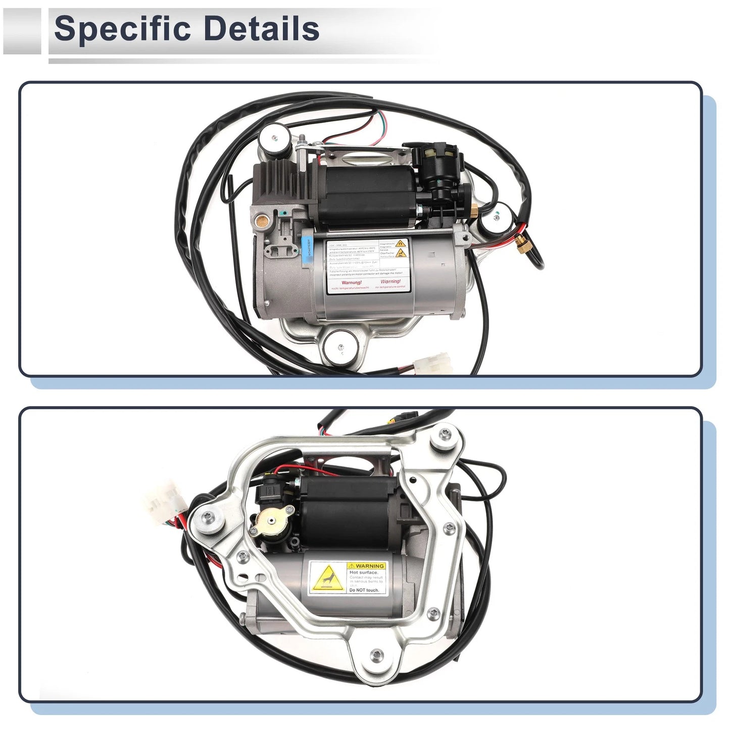 Air Suspension Compressor for BMW X5 (2000-2006) 1 x Compressor Unit