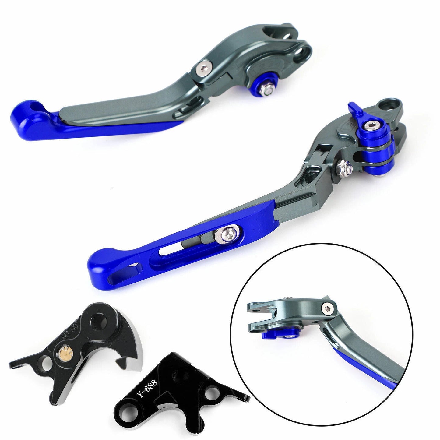 Adjustable Brake Clutch Lever for Yamaha MT-09 Tracer 900, YZF R6 (2021-2022)