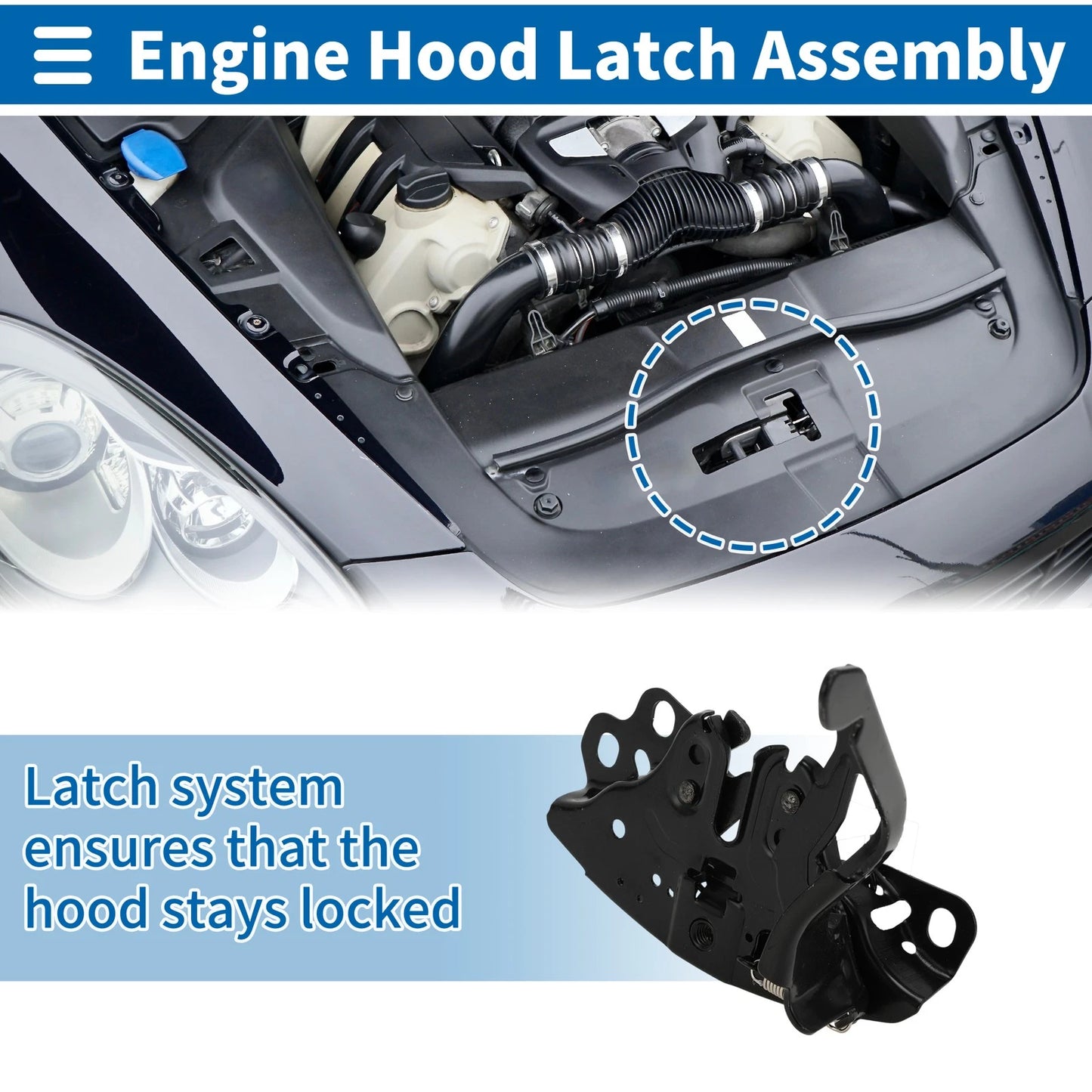 Hood Latch Assembly for Nissan Altima (2007-2013) 1 Pc