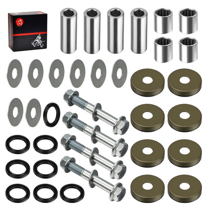 Front Lower A-Arm Bushing Seal Kit w/Bolts for Kawasaki KFX400 (2003–2006)