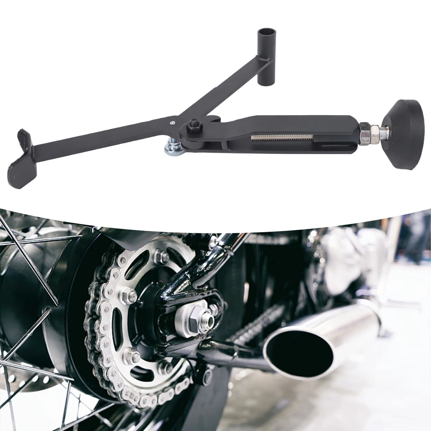 Folding Motorcycle Lift Stand for Universal Fitment