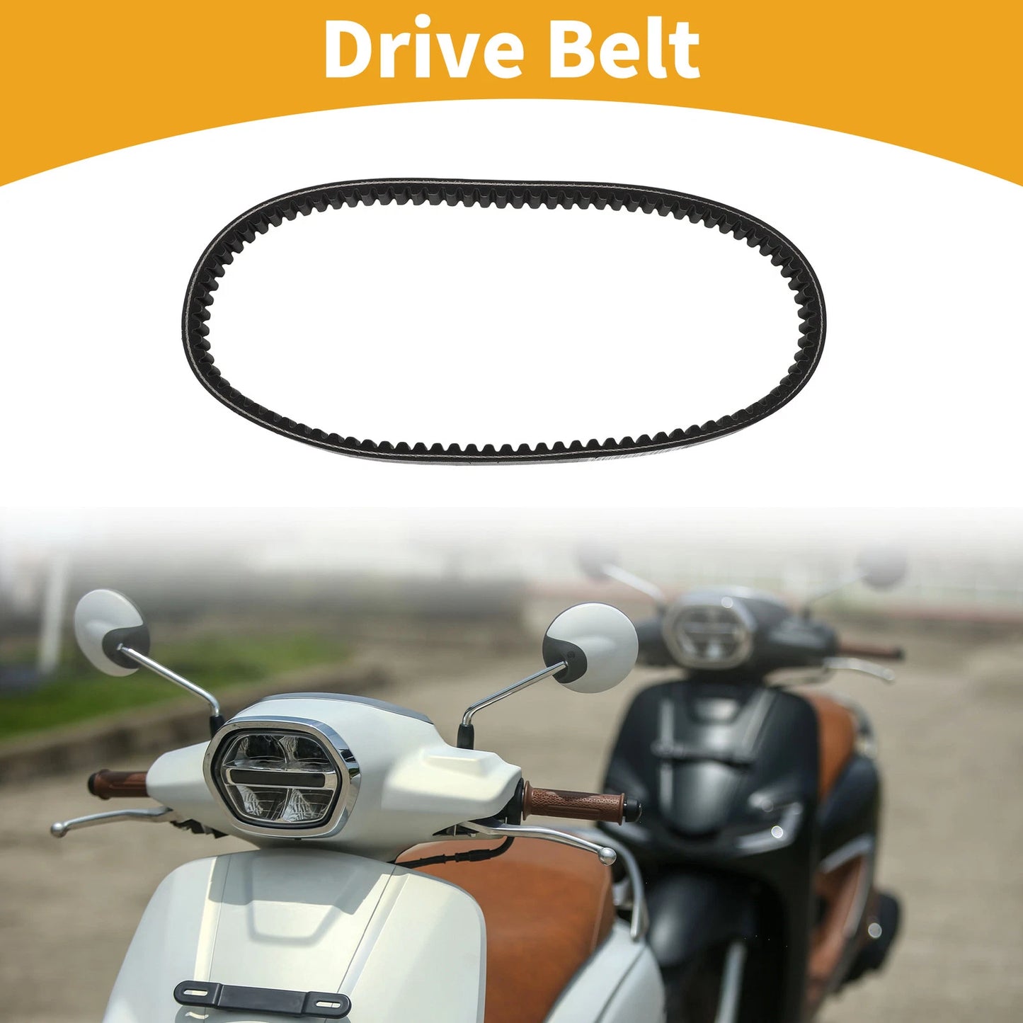 Drive Belt V-Belt for Honda PES125R, S-Wing PS125, NES150 (2005-2015)