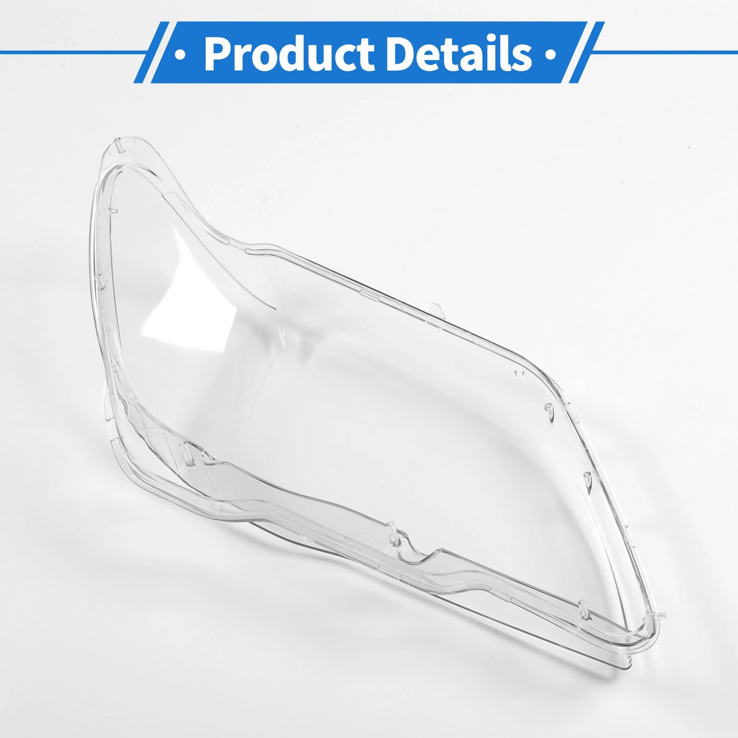 1 Pc Front Left Headlight Lens Cover for BMW 7 Series (2002-2008)