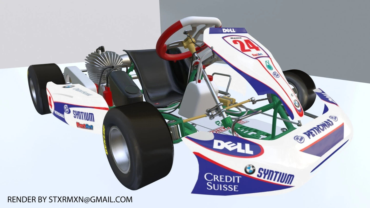 OTK M8 Kart Art Sticker Kit Williams Style Graphics Decals
